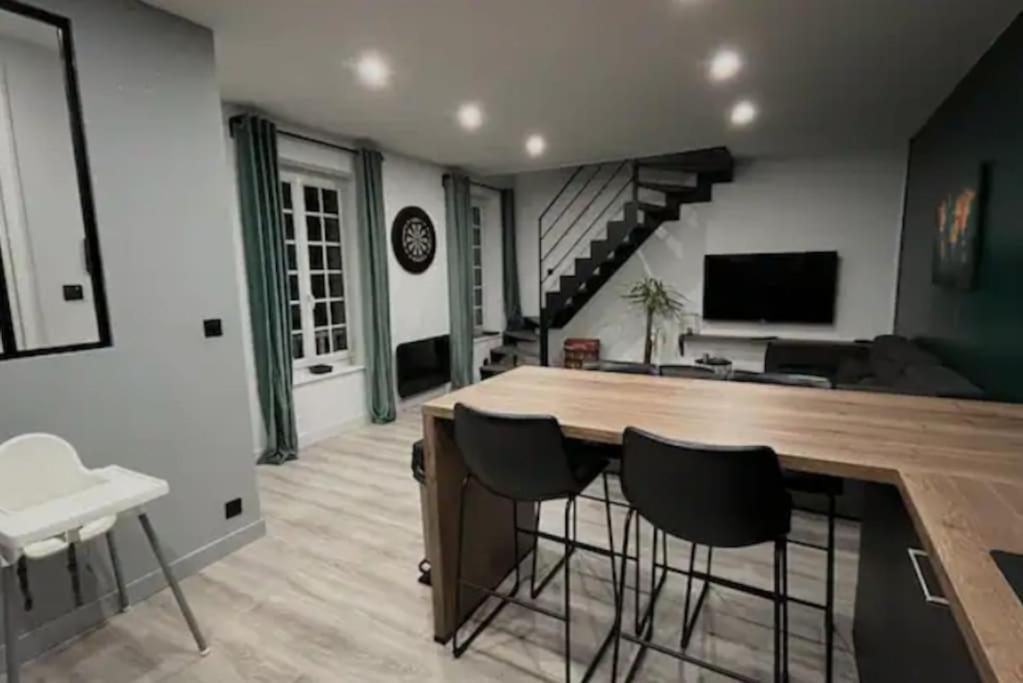 شقة Quartier Historique Duplex 6Pers سانت-فاليري-أون-كو المظهر الخارجي الصورة